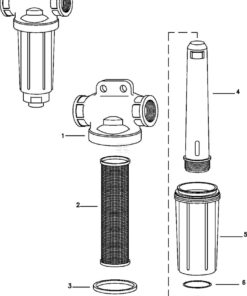 Filtro de pres. 1 1/2"  50 Mesh