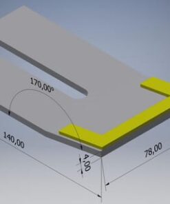 Scraper carbide 140x75