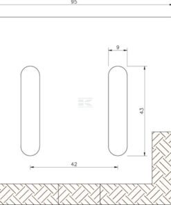 Rascador de carburo 95x90mm Maschio 7 Rascador de carburo 95x90mm Maschio