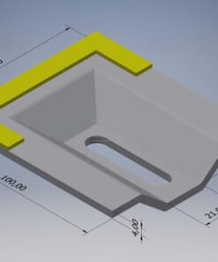 Rascador carburo 100x90x4 mm, Kramp