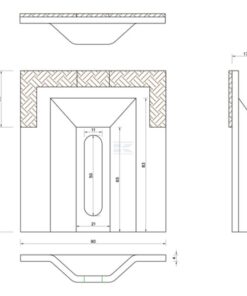 Rascador carburo 100x90x4 mm, Kramp