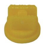 Tobera estándar, doble, chorro plano AD 120° 02 amarillo plástico Lechler