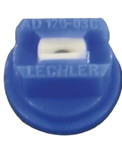 Tobera estándar, doble, chorro plano AD 120° 03 azul cerámica Lechler