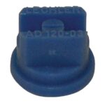 Tobera estándar, doble, chorro plano AD 120° 03 azul plástico Lechler