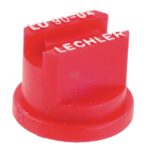 Tobera estándar, doble, chorro plano AD 120° 04 rojo plástico Lechler