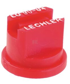 Tobera estándar, doble, chorro plano AD 120° 04 rojo plástico Lechler