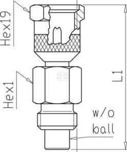 Reductor M16x15IG-M16x2AG