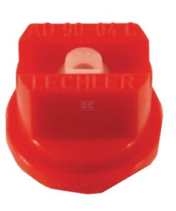 Boquilla estándar, doble, chorro plano AD 90° 04 rojo cerámica Lechler