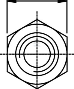 Tornillo banjo R3/4" 9 Banjo bolt G1/2