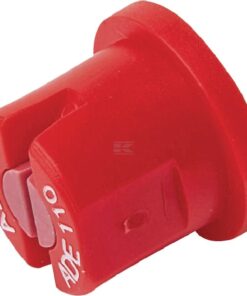 Tobera estándar, doble, chorro plano ADE 110° 04 rojo cerámica Albuz
