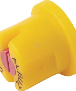 Tobera estándar, doble, chorro plano ADE 110° 02 amarillo cerámica Albuz
