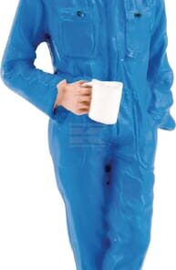 Mecánico con taza de café