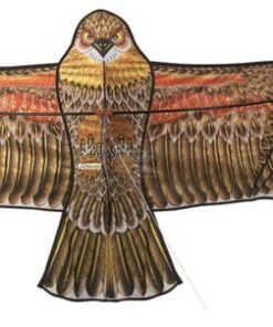 Cometa espantapájaros diseño halcón con mástil de 3,70 m incluido