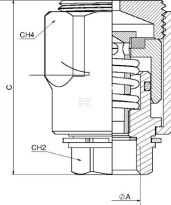 Acoplamiento sistema freno M18 x 1,5 - 12L 5 Acoplamiento sistema freno M18 x 1,5 - 12L