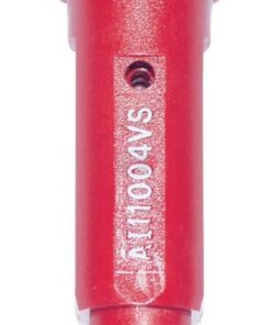 Tobera anti-deriva, venturi, simple chorro plano AI 110° 04 rojo acero inoxidable TeeJet