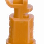Tobera anti-deriva, venturi, doble chorro plano AI3070 110° 02 amarillo plástico TeeJet