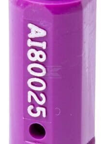 Boquilla de inyección de aire AI 80° 025 violeta de acero inoxidable