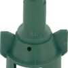Tobera anti-deriva, venturi, simple chorro plano AIC 110° 015 verde acero inoxidable TeeJet
