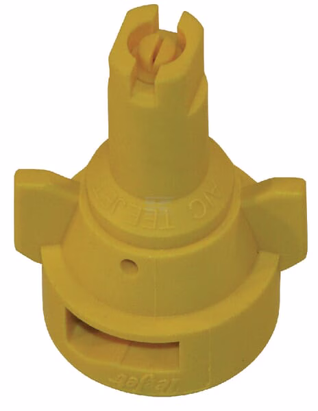 Tobera anti-deriva, venturi, simple chorro plano AIC 110° 02 amarillo plástico TeeJet 1 Tobera anti-deriva, venturi, simple chorro plano AIC 110° 02 amarillo plástico TeeJet