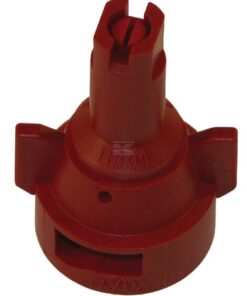 Boquilla anti-deriva simple, venturi, chorro plano AIC 110° 04 cerámica, rojo. TeeJet