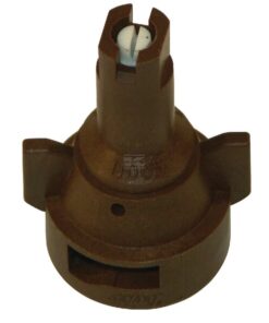 Tobera anti-deriva, venturi, simple chorro plano AIC 110° 05 marrón cerámica TeeJet