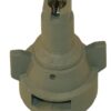 Tobera anti-deriva, venturi, simple chorro plano AIC 110° 06 gris acero inoxidable TeeJet