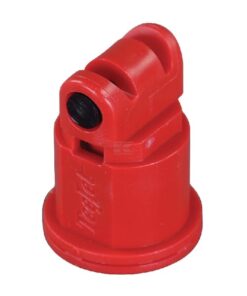 Tobera anti-deriva, venturi, doble chorro plano AITTJ 110° 04 rojo plástico TeeJet