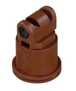 Tobera anti-deriva, venturi, doble chorro plano AITTJ 110° 05 marrón plástico TeeJet
