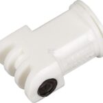 Tobera anti-deriva, venturi, doble chorro plano AITTJ 110° 08 blanco plástico TeeJet