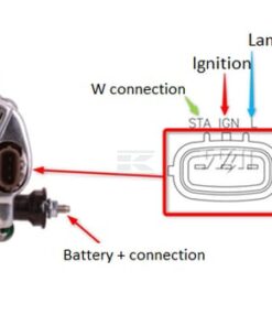 Alternador 14 V 55 A