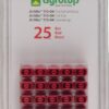 Tobera anti-deriva, venturi, simple chorro plano AM 110° 04 rojo plástico Agrotop