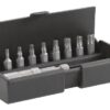Juego caja 9 puntas de atornillar Torx