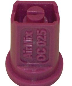 Tobera anti-deriva, venturi, simple chorro plano AMOC 80° 025 violeta plástico Agrotop