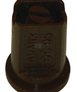 Tobera anti-deriva, venturi, simple chorro plano AMOC 80° 05 marrón plástico Agrotop
