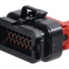 Carcasa para enchufe 23 polos Hembra negro