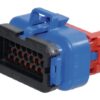Carcasa para enchufe 23 polos Hembra azul