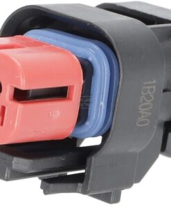 Carcasa conector 2P hembra, rojo