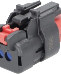 Carcasa conector 2P hembra, rojo