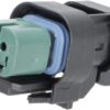 Carcasa conector 2P hembra, verde