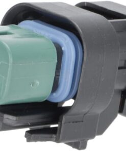 Carcasa conector 2P hembra, verde