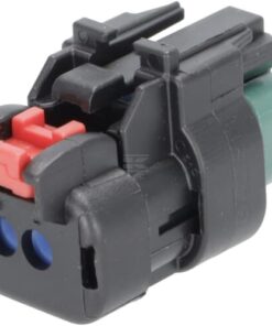 Carcasa conector 2P hembra, verde