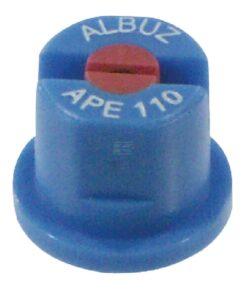 Tobera estándar, doble, chorro plano APE 110° 06 azul cerámica Albuz