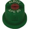Tobera estándar, doble, chorro plano APE 80° verde cerámica Albuz 3 Tobera estándar, doble, chorro plano APE 80° verde cerámica Albuz