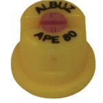 Tobera estándar, doble, chorro plano APE 80° amarillo cerámica Albuz