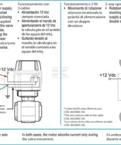 Electric 2-way ball valve 1