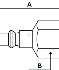 Boquilla rosc. hembra BSP 1/4"