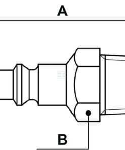 Boquilla rosc. macho BSP 3/8"