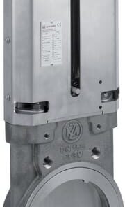Válvula con cuchilla 4" inox