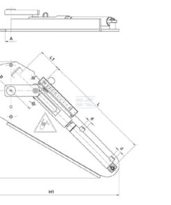 Placa de cilindro Oildynamic para válvula de 3 vías de 6''