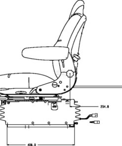 Asiento con suspensión neumática